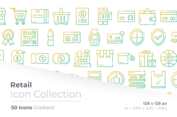 Retail Gradient Icon