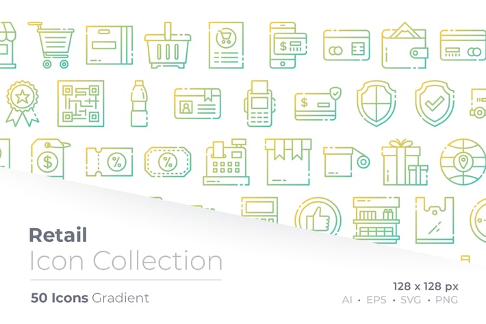 Retail Gradient Icon