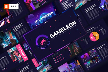 Gameleon - Gaming Studio Powerpoint Template