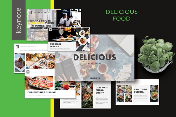 Delicious Food  - Keynote Template