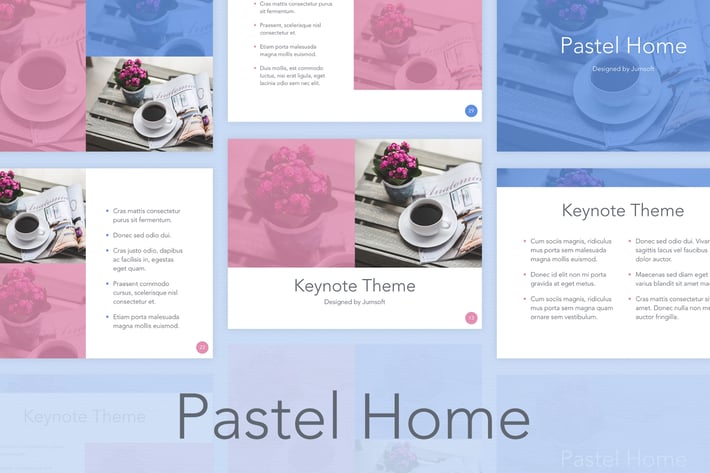 Pastel Home Keynote Template