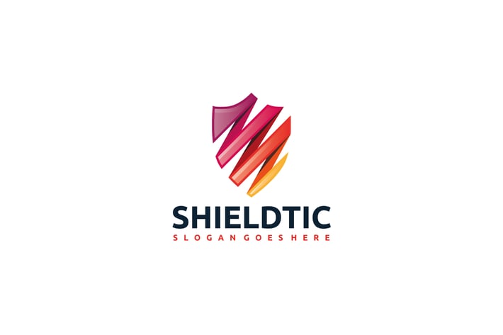 Colorful Shield Logo