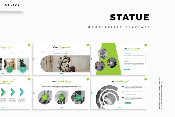 Statue - Google Slides Template
