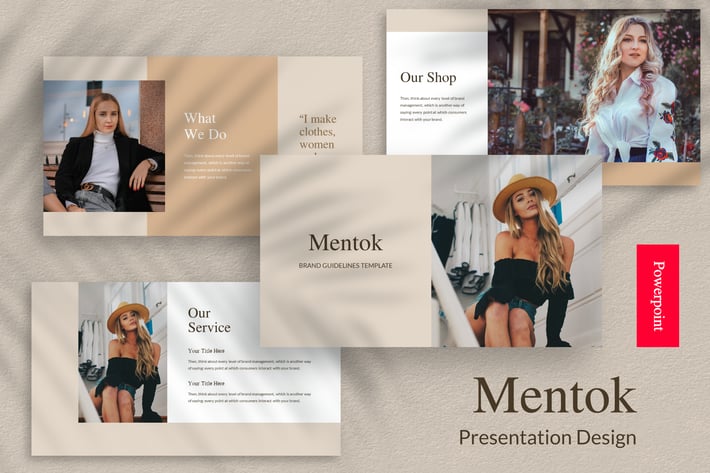 Mentok - Presentation Design Template Powerpoint