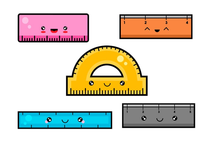 Kawaii Ruler Set