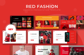 Red Fashion - Keynote Template