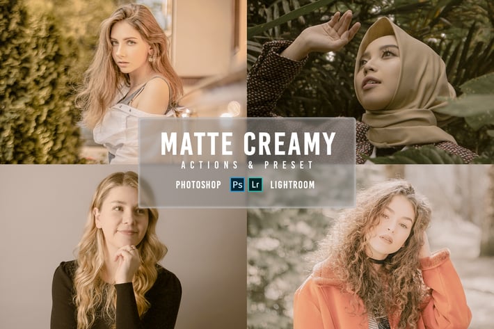 Presets & Actions - Matte Creamy