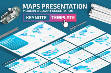 Blue Map Keynote Presentation