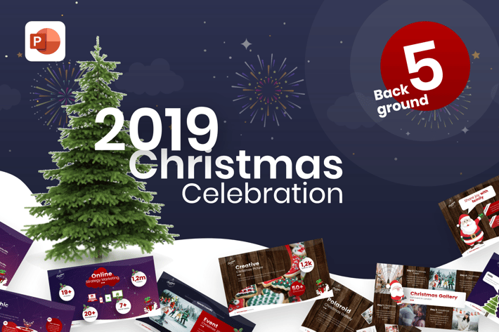 2019 Christmas Celebration PowerPoint Template