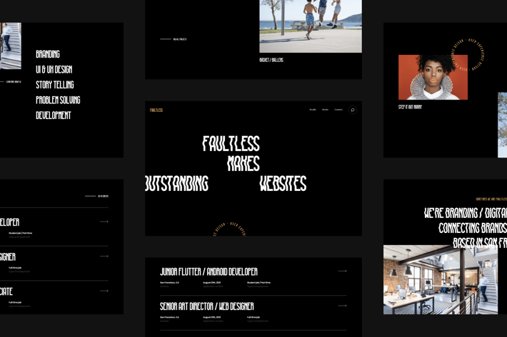 Foultless - Agency Portfolio Web UI Kit Template