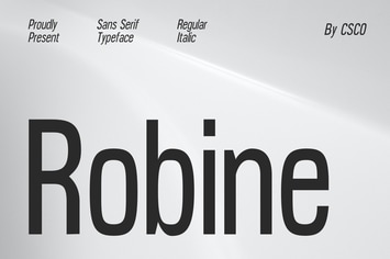 Robine – Condensed Sans Serif
