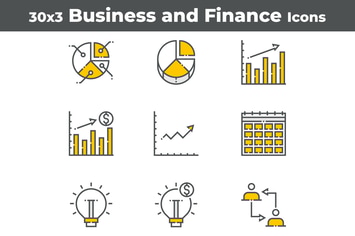 30 Business and Finance Icons