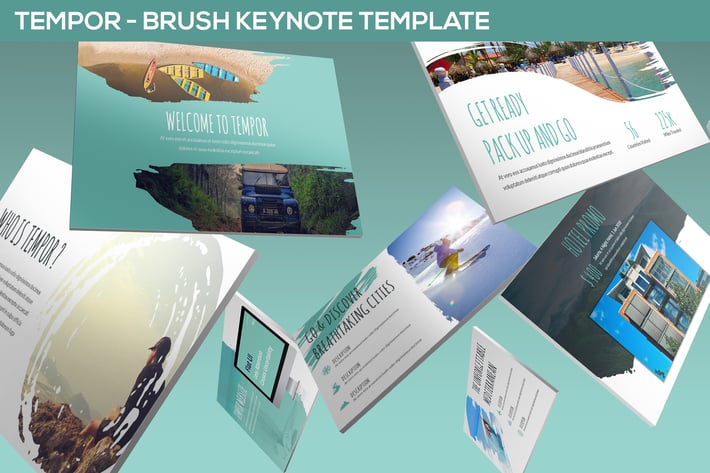 Tempor - Brush Keynote Template