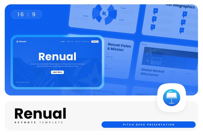 Renual – Pitch Deck Keynote Template
