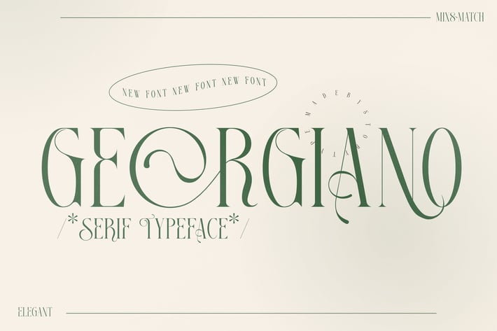 Georgiano Serif Type Face