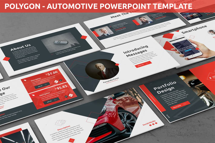Polygon - Automotive Powerpoint Template