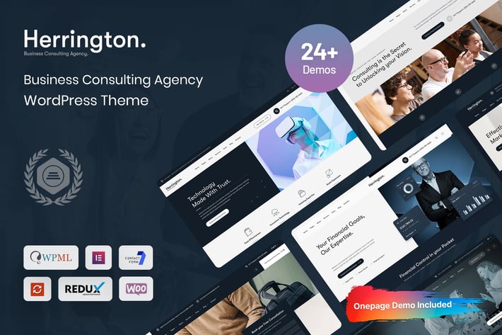 Heringtion - Business Consulting WordPress Theme