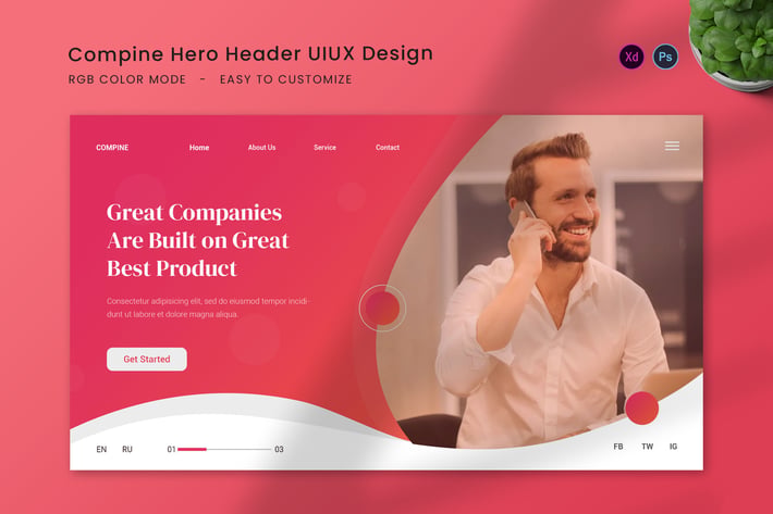 Compine Hero Header