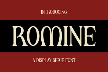 Romine - Serif Display Font