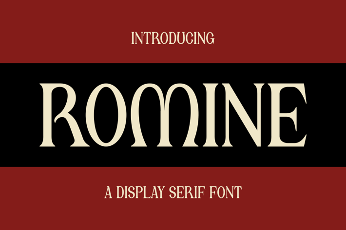 Romine - Serif Display Font