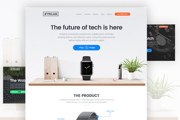 Product Landing Page Template - Proland