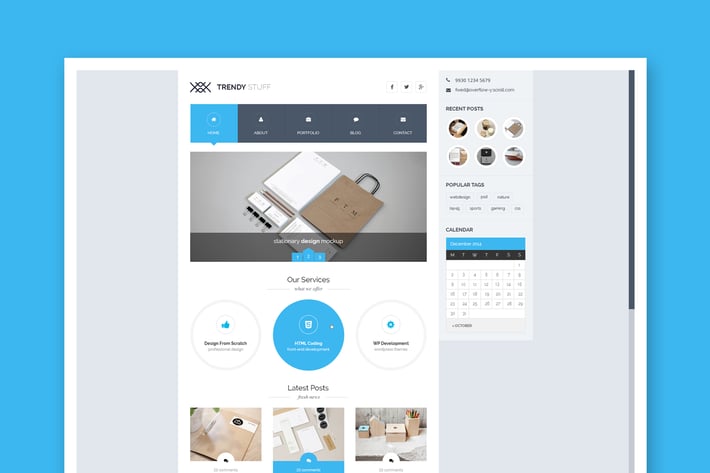 Trendy Stuff - Multipurpose PSD
