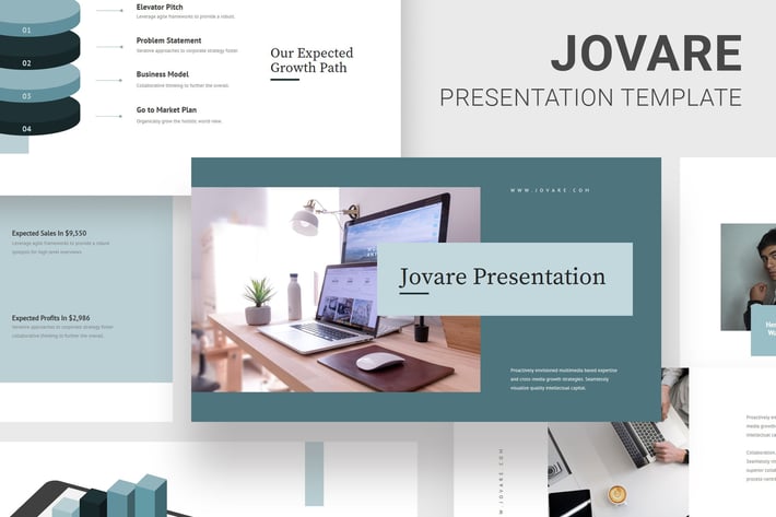 Jovare - Startup Pitch Deck Powerpoint