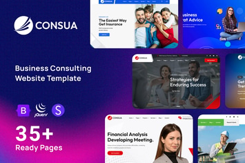 Consua - Consulting Business Template 