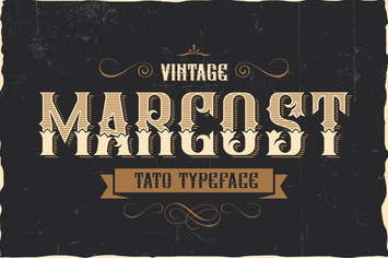 Marcost - Tato Typeface
