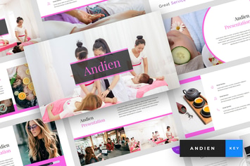 Andien - Spa & Beauty Keynote Template