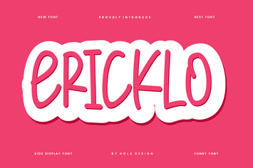 Ericklo - Kids & Playful Font