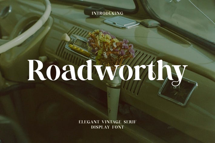 Roadworthy Elegant Vintage Serif Display Font