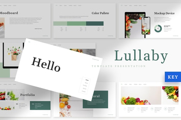 Lullaby - Vegetables Keynote Template