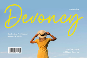 Devoncy Handwritten Font