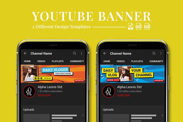 Daily Vlogger Youtube Banner