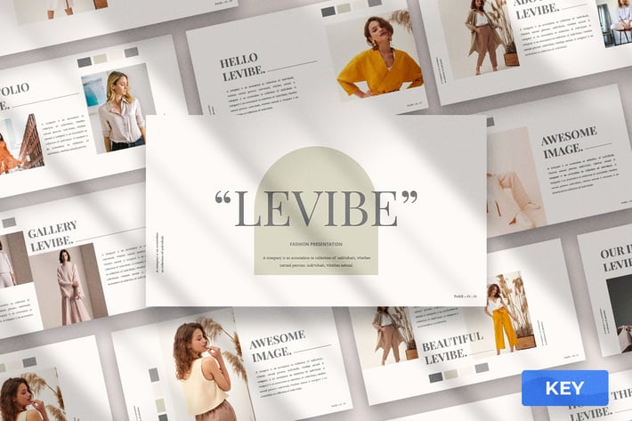 Levibe - Minimal Keynote Presentation Template