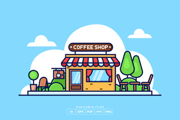Coffee Shop Illustration