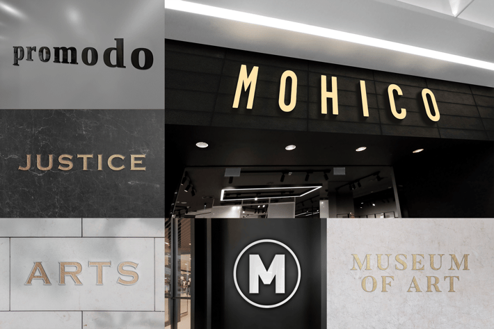 3d Logo Mockups Collection Vol. 1