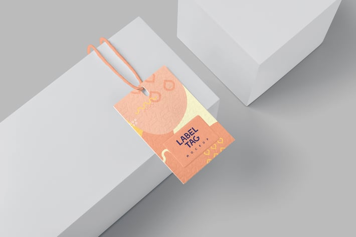 Clothing Label Tag Mockups