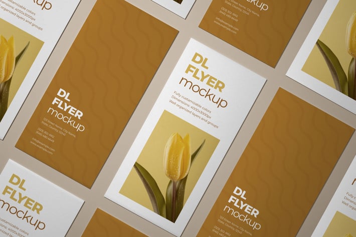 DL Flyer Mockup