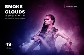 Smoke Clouds Photoshop Action