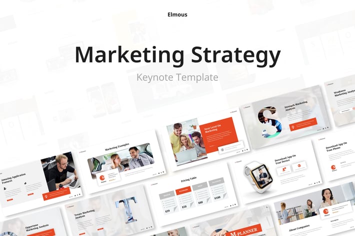 M-Planner Solution Keynote Presentation Template