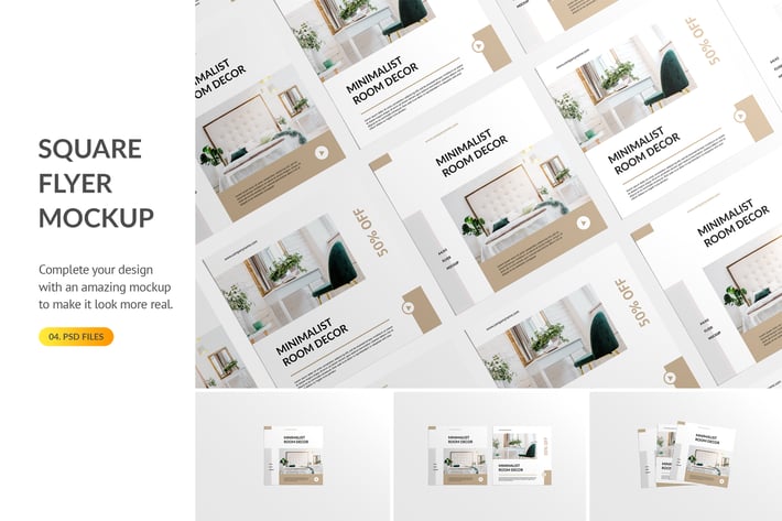 Square Flyer Mockup
