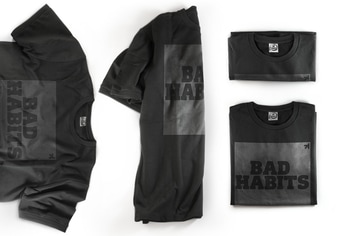 Black T-Shirt Presentation Mockup