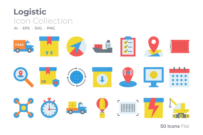 Logistic Color Icon