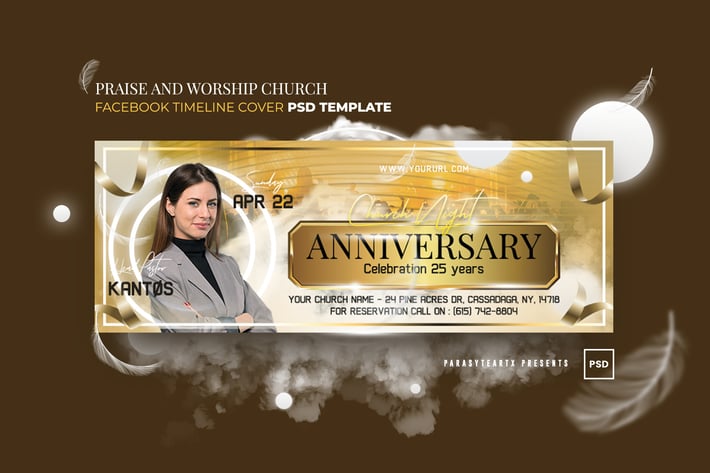 Praise and Worship Church Facebook Timeline Cover