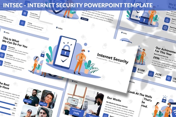 Intsec - Internet Security Powerpoint Template