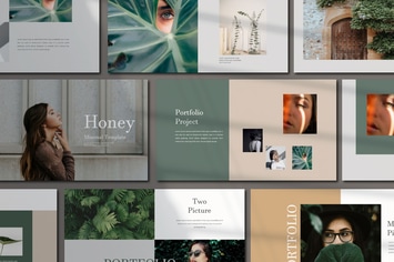 Honey - Keynote Portfolio Fashion Creative 
