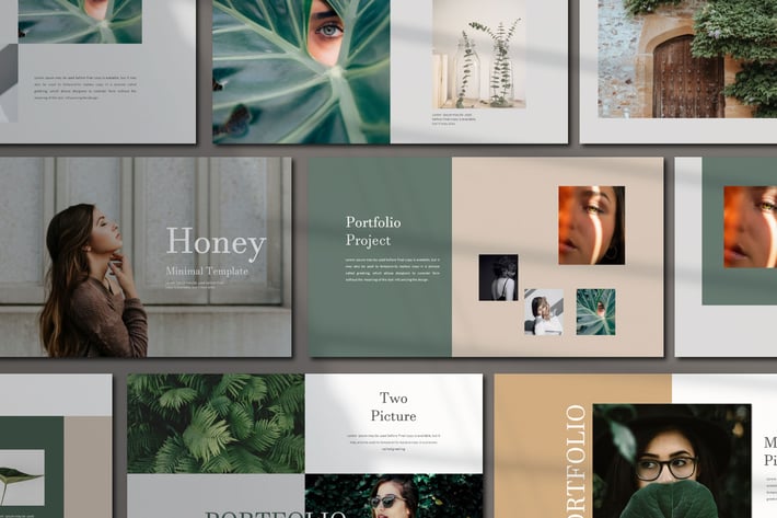 Honey - Keynote Portfolio Fashion Creative 