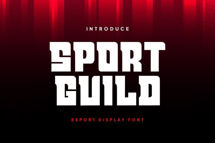 Sport Guild - Esport Display Font